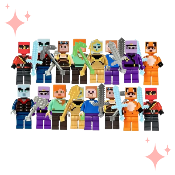 10 דמויות מיינקראפט בשווי 49.90₪